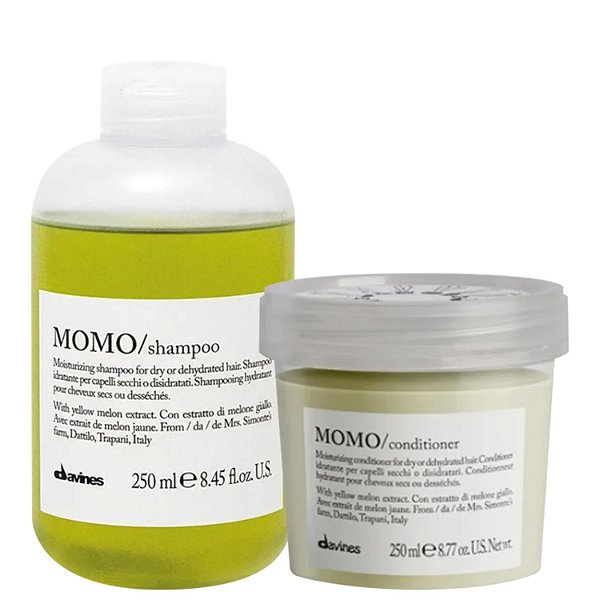 Davines Kit Momo Essential HairCare Shampoo 250ml+Condicionador 250ml