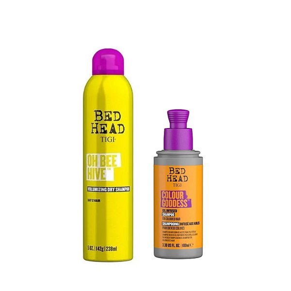 Bed Head Kit (Shampoo a seco Oh Bee 238ml + Shampoo Colour Goddess 100ml)