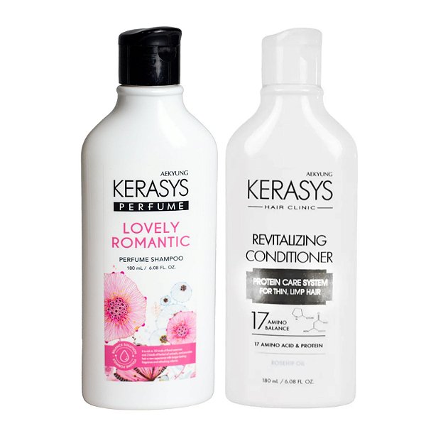 Kerasys Kit (Shampoo Perfume Lovely + Condicionador Revitalizing) 180ml