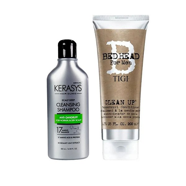 Kit (Kerasys Shampoo Cleansing 180ml + Bed Head  Conditioner For Man 200ml)