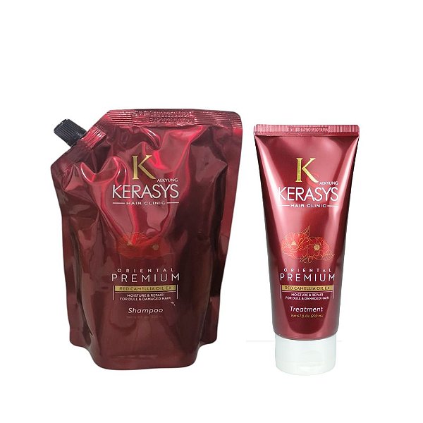 Kerasys Oriental Premium (Shampoo Refil 500ml + Máscara 200ml)