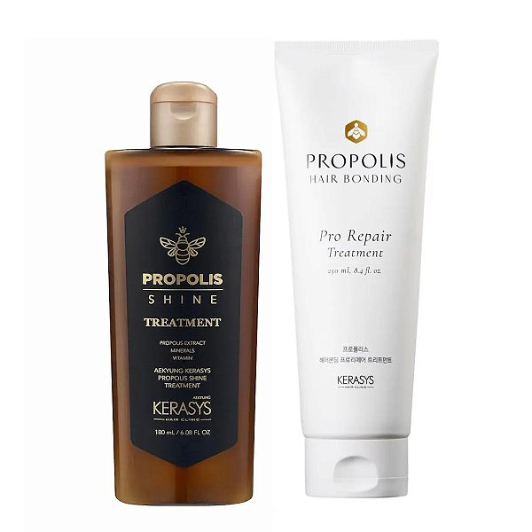 Kerasys  Própolis Máscaras (Pro Repair 250ml + Shine 180ml)