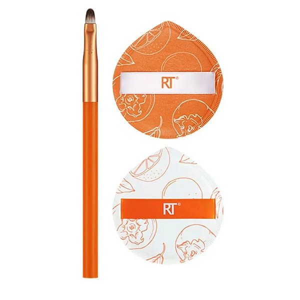 Real Techniques  Kit Esponjas Puff Miracle + Pincel de Corretivo