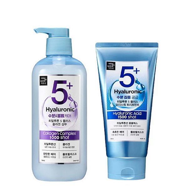 Mise en Scène Kit (Sh Hyaluronic Collagen 700g + Máscara 1500 Shot 300g)