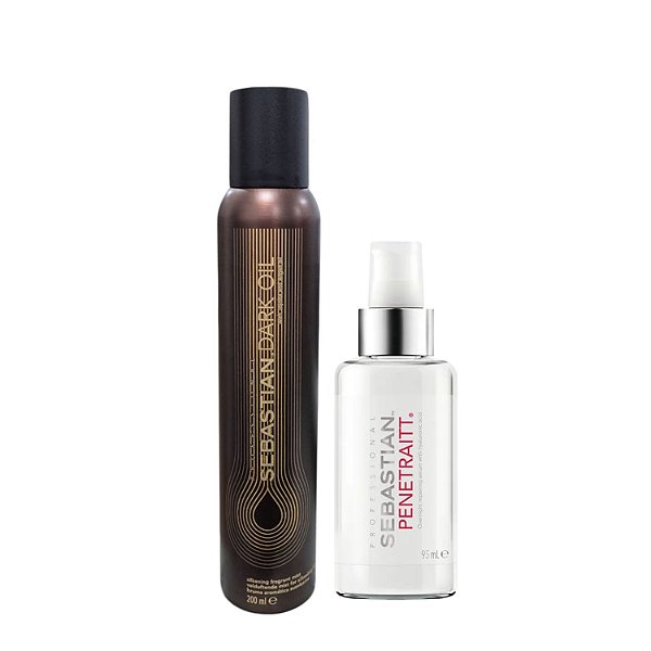 Sebastian Professional Kit (Perfume Capilar Dark Oil 200ml + Overnight 95ml)
