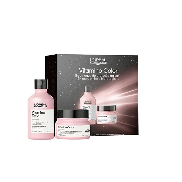 Loréal Professionnel Box Vitamino Color Resveratrol (Shampoo + Máscara)