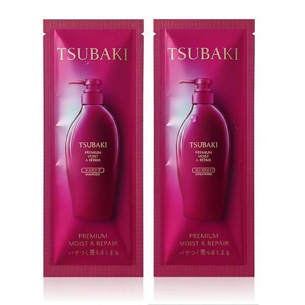 Tsubaki Kit Premium Moist & Repair (Shampoo 10g + Condicionador 10g)  (Sachê)