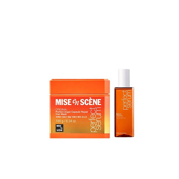 Mise en Scène Perfect Serum Kit (Máscara Capsule 180ml + Serum 30ml)
