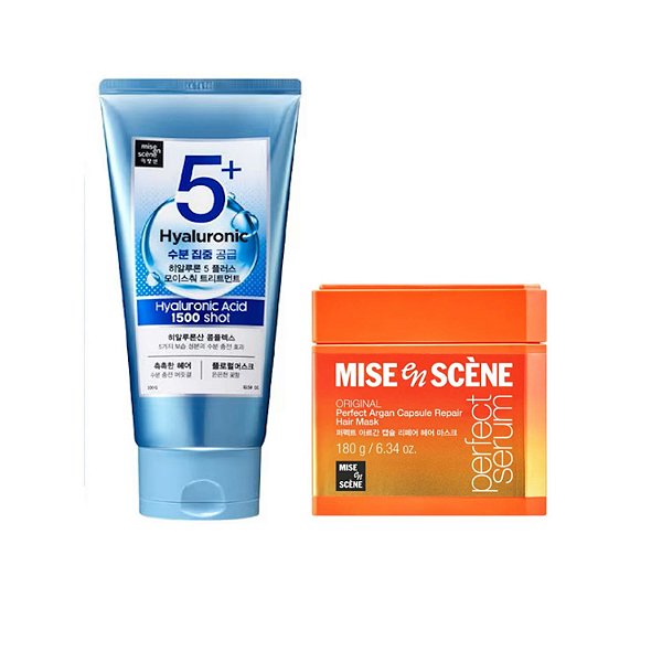Mise en Scène Máscaras Kit ( Argan Capsule 180g + Shot 300g)