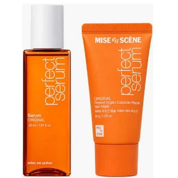 Mise en Scène Perfect Serum 30ml + Mini Mascara Argan capsule 30g