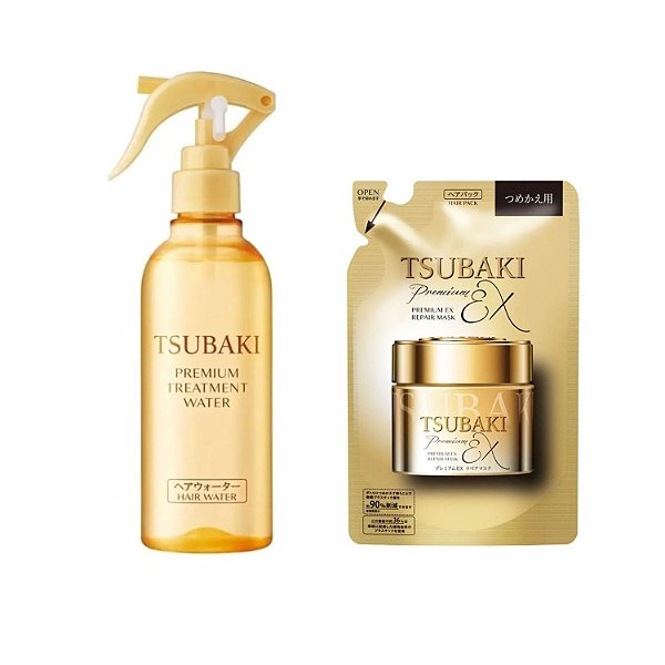 Tsubaki Finalizador  Premium210ml + MáscaraCapilar Refil 150ml