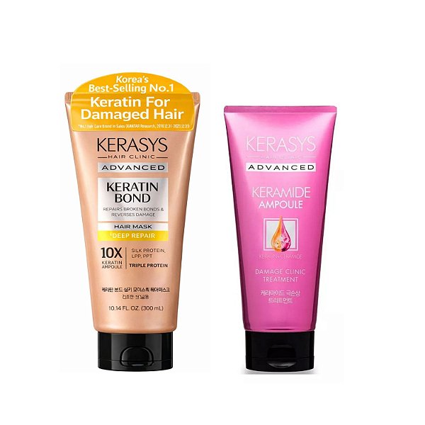 Kerasys Masc. Keratin Bond300ml + Masc. Advanced Keramide200ml