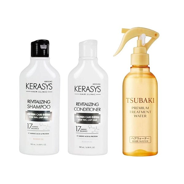 Kerasys & Tsubaki (Duo Revitalizing180ml+Treatment Water210ml)