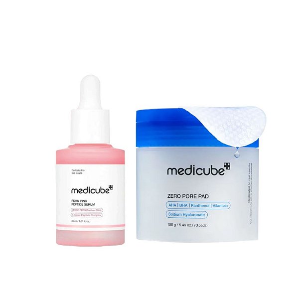 Medicube Peptídeo com PDRN 30ml + Pads de Skincare 70 un