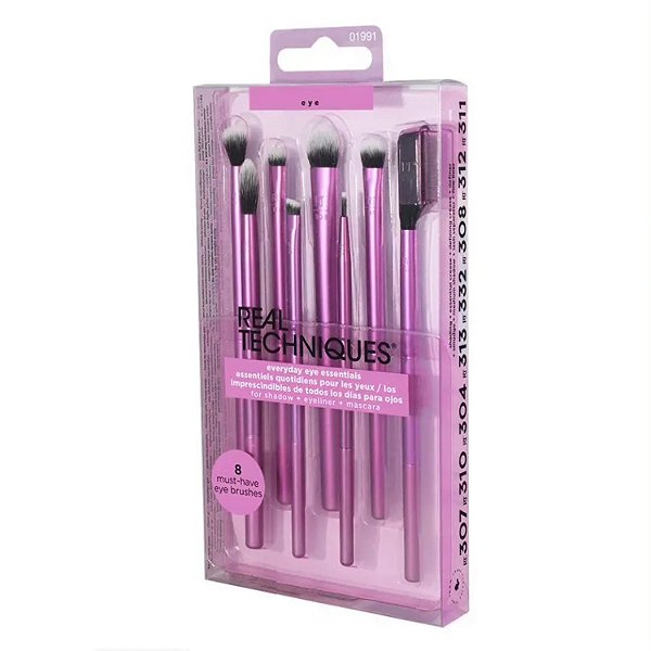 Real Techniques Kit de Pincéis p Olhos Everyday Essentials