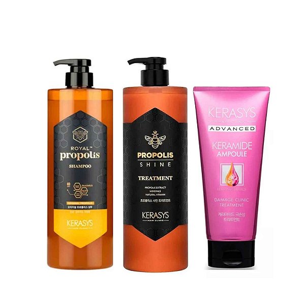 Kerasys Duo Propolis (Sh. Cond 1L ) + Máscara Damage Clinic 200ml
