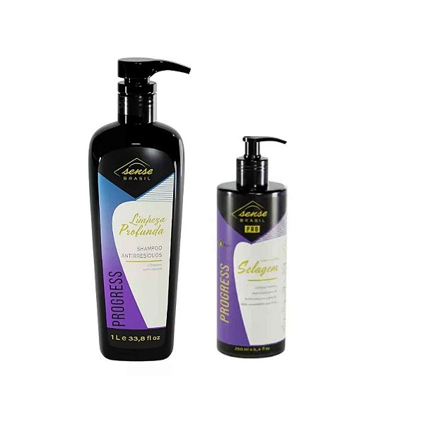 Sense Kit Selagem 250ml + Shampoo Antiresíduo 500ml