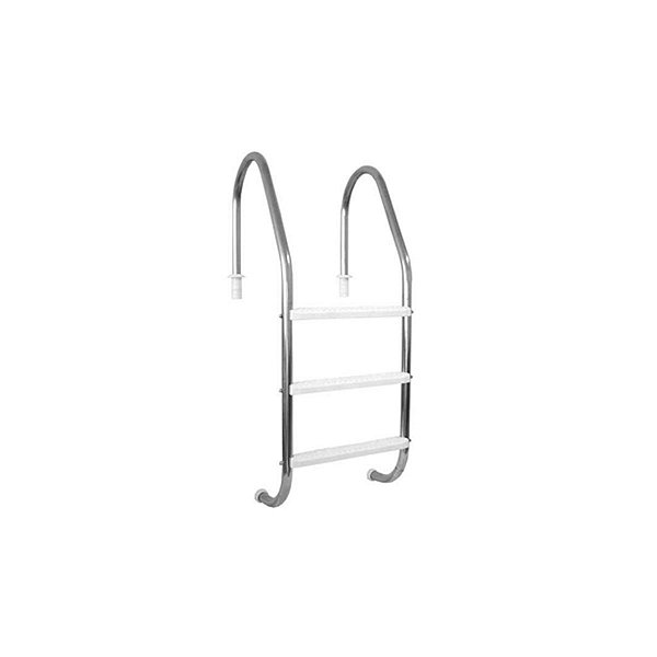 Escada Para Piscina Libra Inox 3 Degraus Em Inox