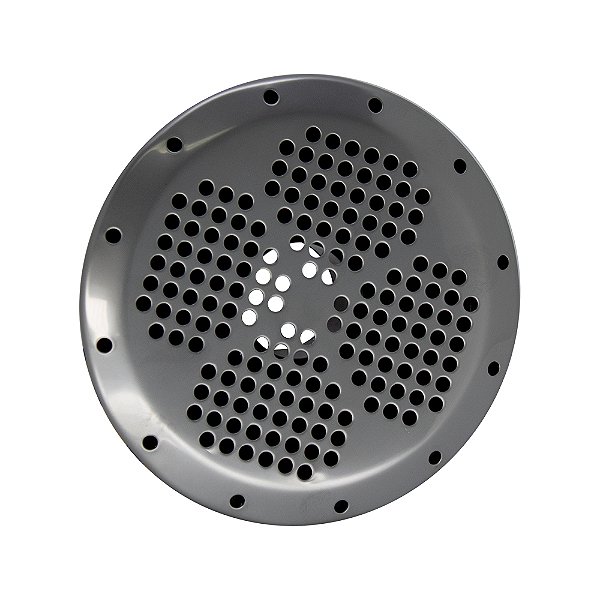 Ralo Dreno Anti Turbilhão Silver p/ Piscina Pool Device em PP c/ Frente em Inox 304 50mm