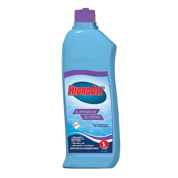 Eliminador de Metais Hidroall 1 Litro