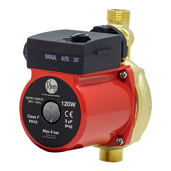 Bomba Pressurizadora Rheem 120W p/ Aquecimento 220V