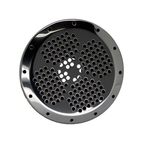 Ralo Anti Turbilhão Pool Devices Gloss p/ Piscina em PP c/ Frente em Inox 316 50mm