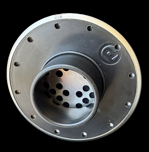 Dreno de Parede - GLOSS - Pool Devices - PP c/ Frente INOX - Encaixe - Aço 304 - 50mm