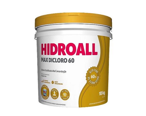 Hidroall - MAX Dicloro 60 - 10 Kg