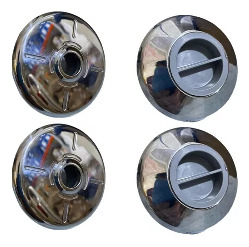 Kit de Dispositivos Brustec: 2 Retorno, 2 Nível e 1 Aspiração em Aço 316L e ABS - Encaixe - 50mm