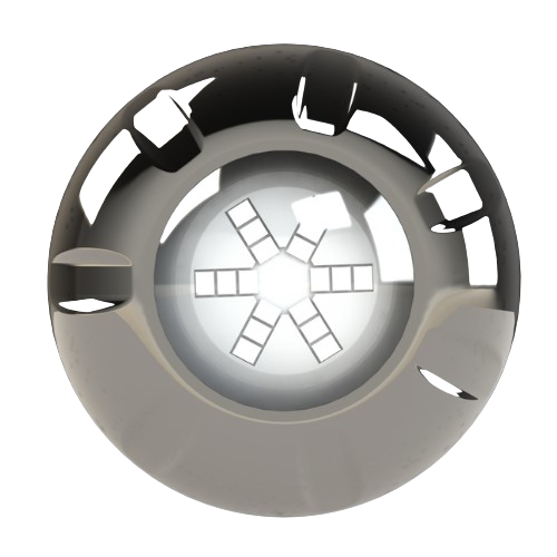 LED Luxpool - 9W - INOX 304 - BRANCO (6000K)