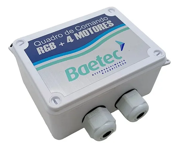 Quadro de Comando Baetec -RGB C/ 4 Auxiliares