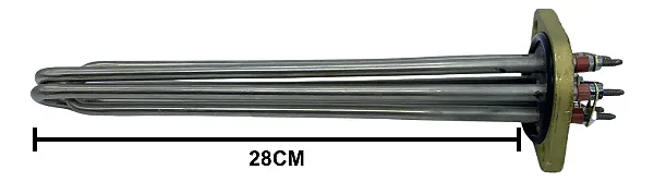 Resistência Ovalada D Volts - 9000W INOX - 254V Sauna