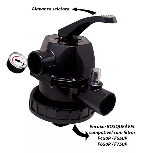 Válvula  Seletora Completa Nautilus  F450P/ F750P - Rosca
