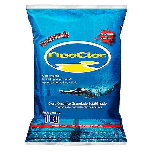 Cloro Economic Neoclor para Piscinas 1KG