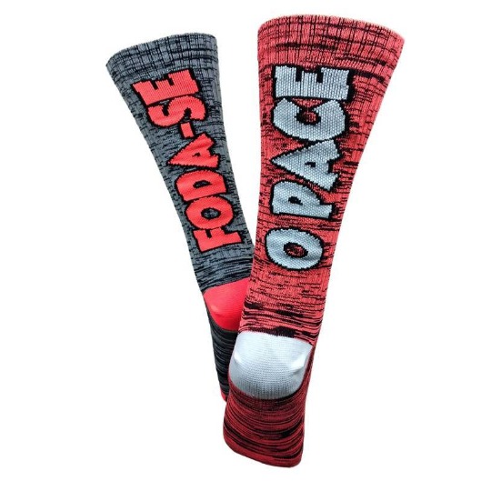 Meia Cano Alto Divertida Foda-se o Pace