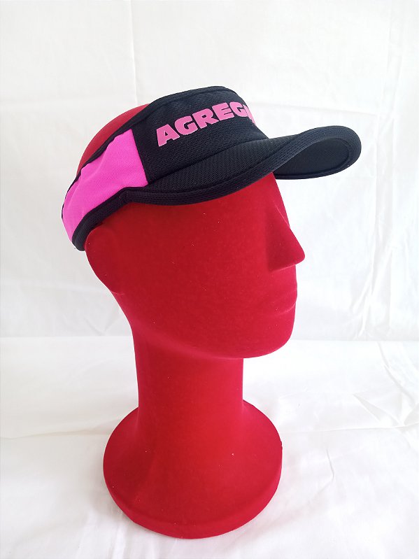 Viseira Personalizada " Agregados Running " ROSA