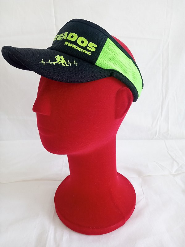 Viseira Personalizada " Agregados Running " VERDE FLORECENTE