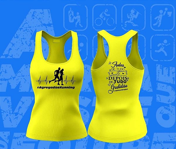 Camiseta Agregados Running - Regata Feminina