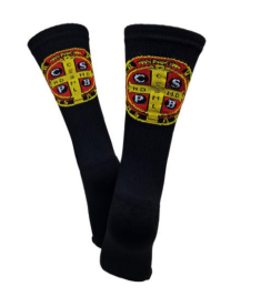 Meia Cano Medio Divertida São Bento em Poliamida