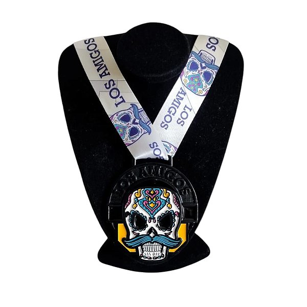 Treino Virtual - Medalha Los Amigos Caveira Mexicana