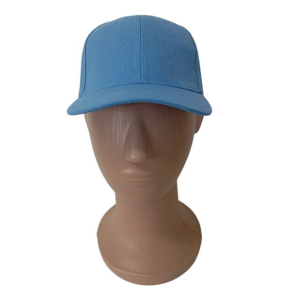 Bone Liso Azul aba curta - 6 Gomos