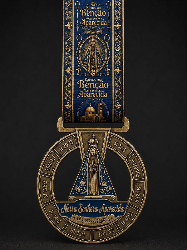 Medalha Nossa Senhora Aparecida 2026 - Passagens Bíblicas