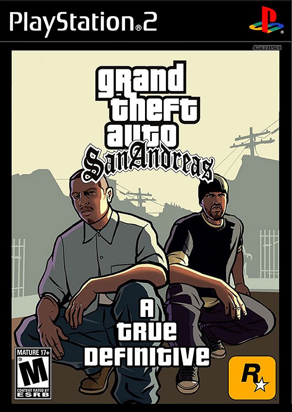 Grand Theft Auto San Andreas - Um Verdadeiro Definitivo - Playstation 2 - DVD