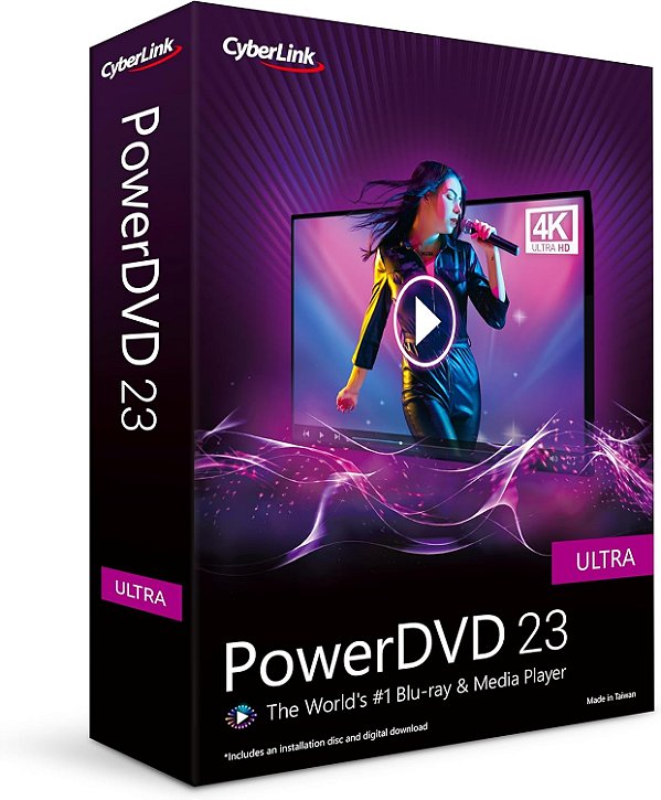 CyberLink PowerDVD 23 Ultra | Software premiado de Blu-ray, DVD e reprodutor de mídia | Reproduza praticamente qualquer formato de arquivo