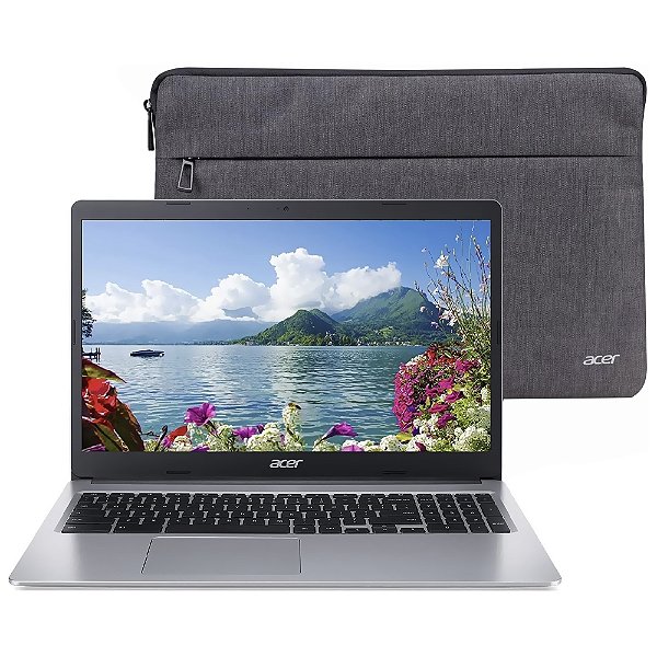 Notebook Acer Chromebook 315 CB315-4H-C7A1 Intel Celeron N4500 Tela Full HD 15.6" / 4GB de RAM / 64GB eMMC