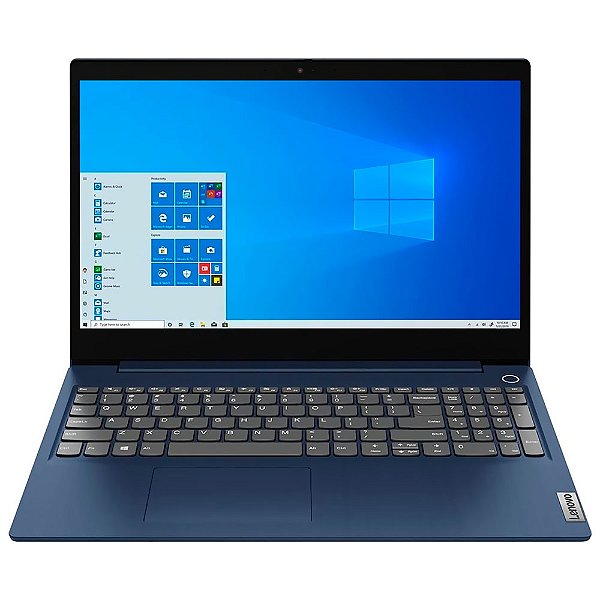 Notebook Lenovo IdeaPad 1 15AMN7 AMD Ryzen 3 7320U Tela Full HD 15.6" / 4GB de RAM / 128GB SSD - Abyss Azul