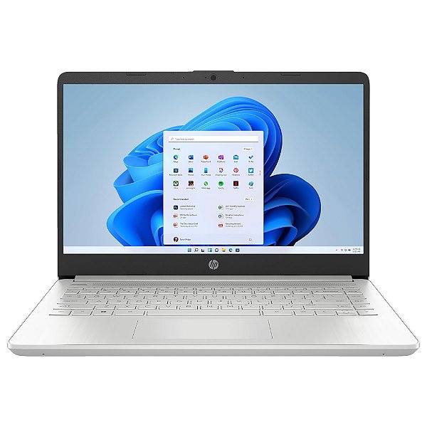 Notebook HP 14-DQ5009NR Intel Core i3 1215U Tela HD 14" / 8GB de RAM / 256GB SSD - Prata