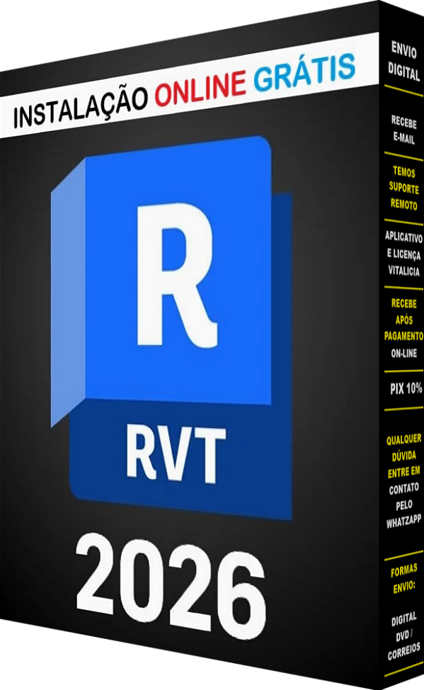 DVD Instalação / Revit 2026 / Português / Instalação Remota - Consulte Atendimento On-line