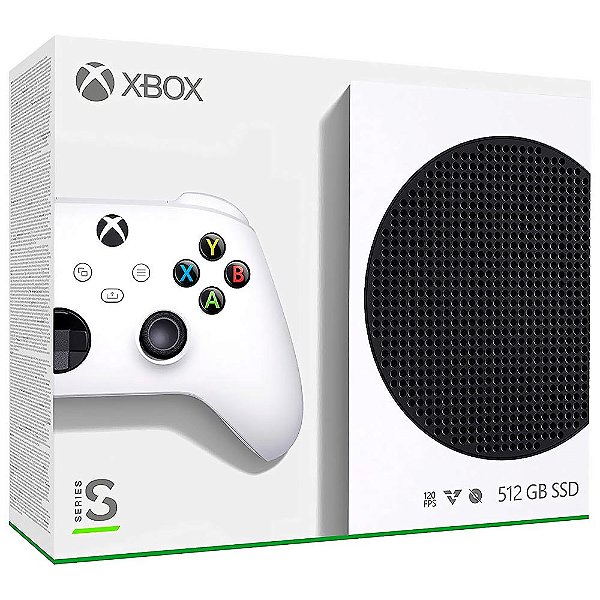 Console XBOX Serie S 512GB SSD / All Digital / 120FPS / Bivolt - Branco
