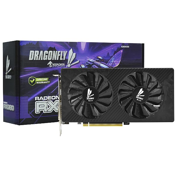 Placa de Vídeo Keepdata DragonFly Radeon RX580 16GB GDDR5 PCI-Express